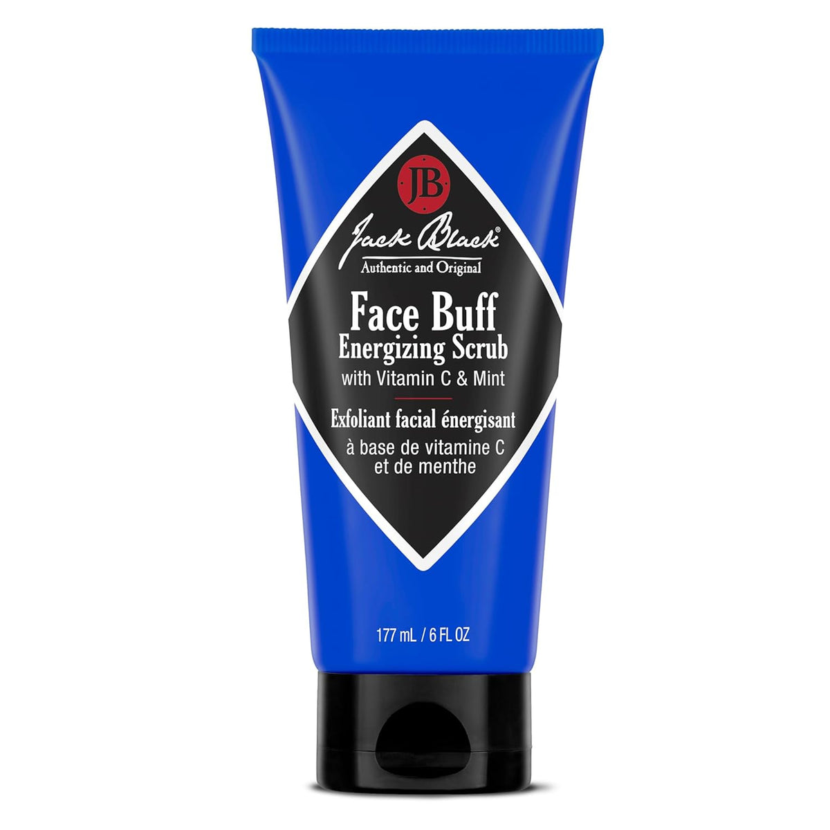 Jack Black Face Buff Energizing Scrub - Mens Pre Shave Cleanser & Scrub, Exfoliating Face Wash