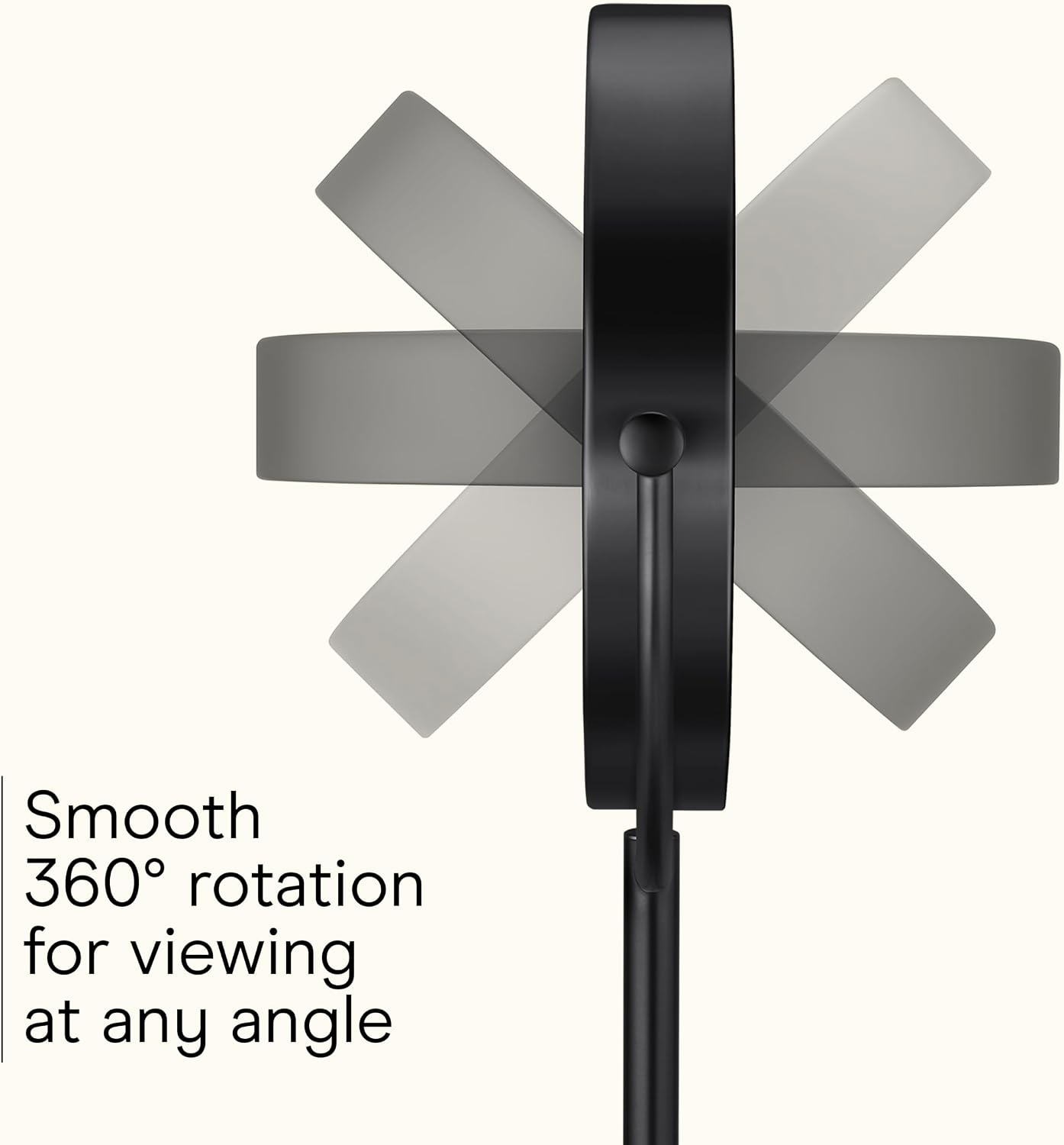 Conair LED Vanity Mirror, Double-Sided, 10x Maginification, Matte Black
