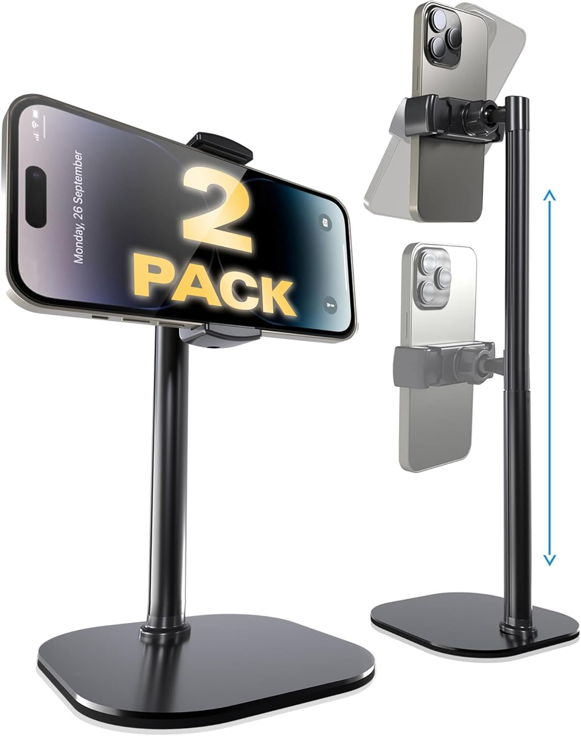 COOPER ChatStand Sturdy Cell Phone Holder, iPhone Stand for Desk, Recording