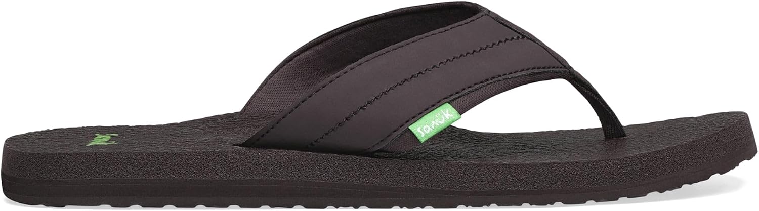 Sanuk Beer Cozy IV Mens Flip Flops - Memory Foam Beach Sandals