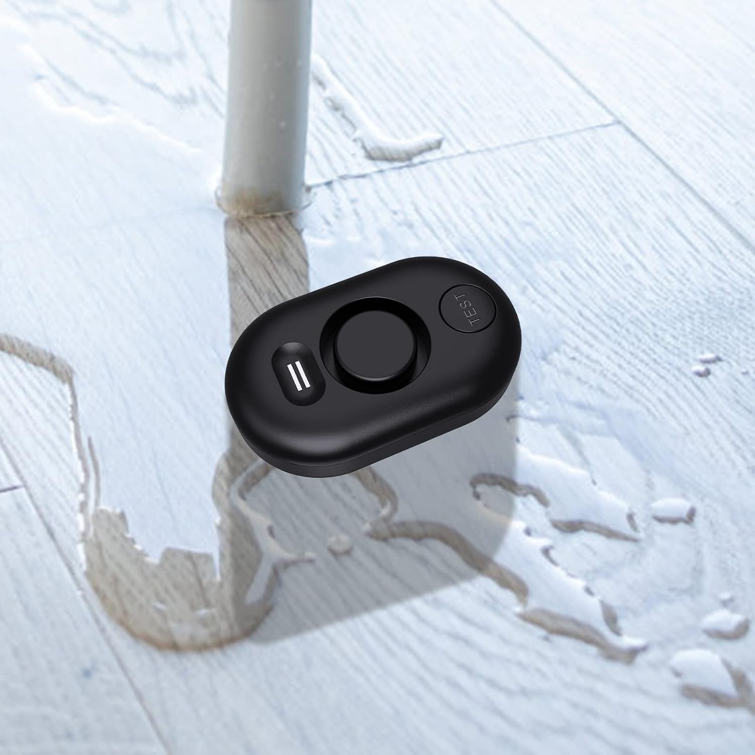Water Leak Detector Sensor Alarm: Home Water Flooding Monitor Smart Sink Overflow Monitoring Adjustable Wet Moisture Alert Pipe Leakage Drip Detection Warning for Basement Floor (5 Sensor)