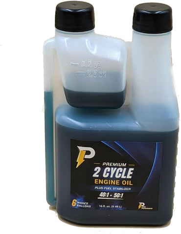 Power Performance Premium 2-Cycle Oil 16oz Easy to Measure Bottle