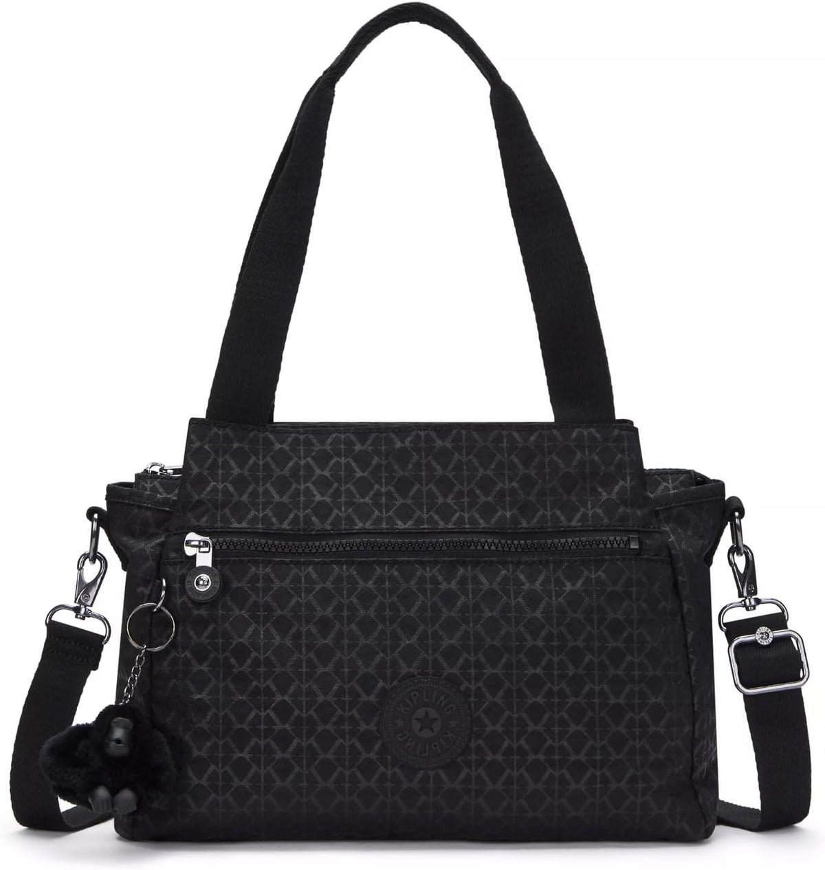 Kipling Women's Elysia Crossbody Bag, Lightweight, Multi-Compartment Magnetic Snap Pockets, Shoulder Bag