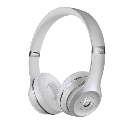 Beats Solo3 Wireless On-Ear Headphones - Apple W1 Headphone Chip, Class 1 Bluetooth, 40 Hours of Listening Time, Built-in Microphone - Silver