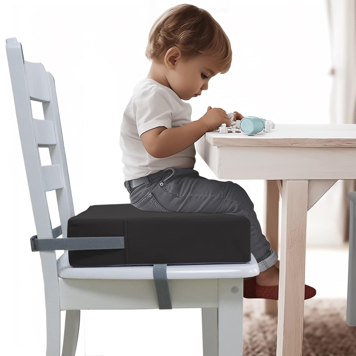 Eiury Toddler Booster Seat for Dining Table, Booster Seat for Kitchen Chair