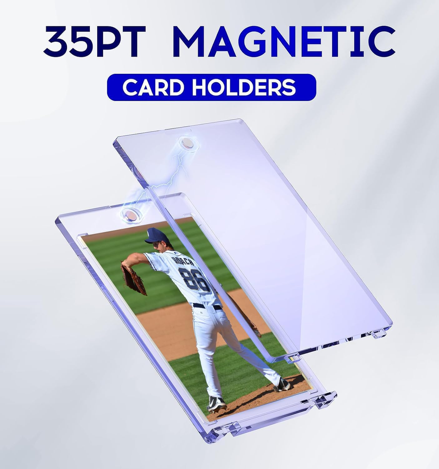50ct Magnetic Card Holder, 35pt One Touch Card Holder for Trading Cards