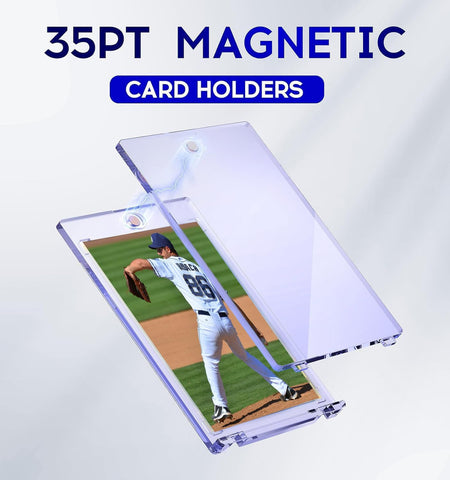 50ct Magnetic Card Holder, 35pt One Touch Card Holder for Trading Cards