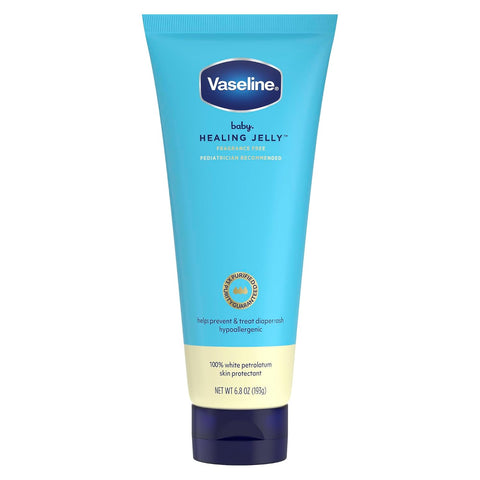 Vaseline Baby Petroleum Healing Jelly Tube for Diaper Rash & Dry Skin 6.8oz