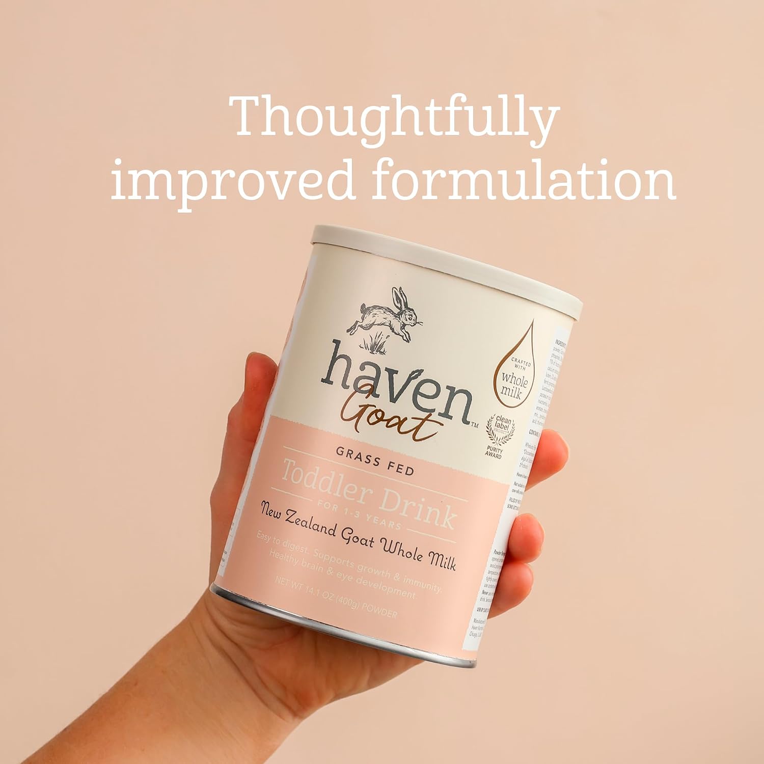 Haven Goat Toddler Formula, Whole Milk, 12+ Months, 14.1oz