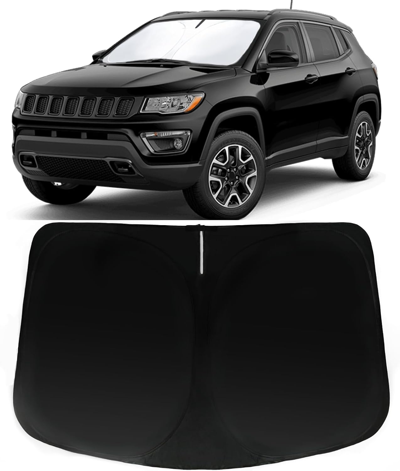 Windshield Sun Shade for Jeep Compass 2017-2025