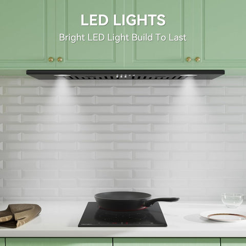 magicplux 30 in Built-in Range Hood Convertable with 600CFM Suction
