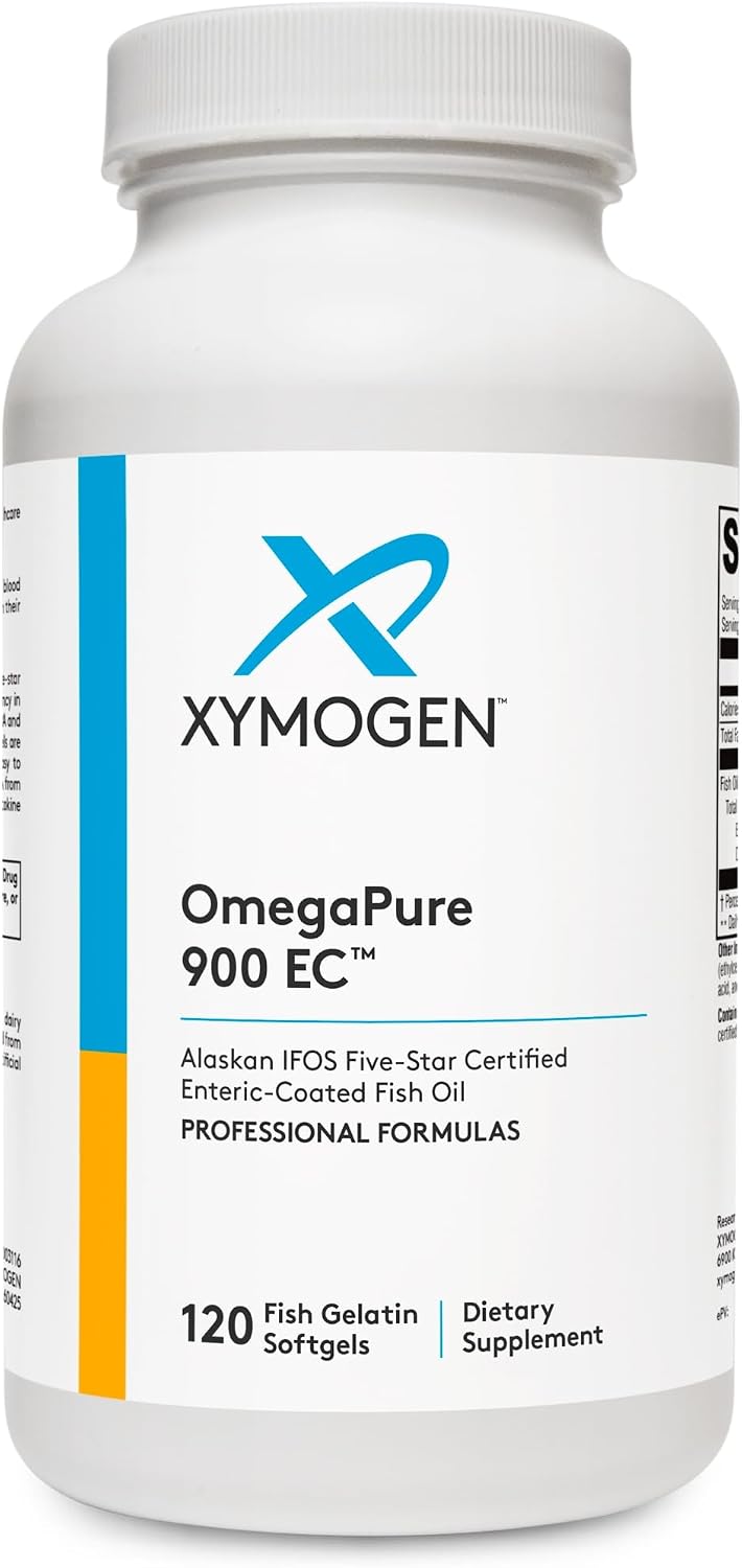 XYMOGEN OmegaPure 900 EC, 120 Softgels