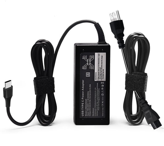 Replacement for Dell Laptop Charger,65W USB C Laptop Charger for Dell Latitude 5520 5430 5420 5530 7430 7420 2in1,Dell XPS 9310 9320 9360 9350/Dell Chromebook 3100 Type C AC Power Adapter Cord