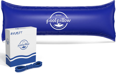 Keten Pool Pillows for Above Ground Pools 4x15FT, Heavy Duty 0.4mm PVC