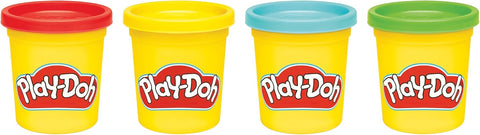 Play-Doh 4 Classic Colors, Set of Modeling Compound 3 oz x4, Manual Activity and Artistic Creations, Play-Doh Creative Kits for Kids