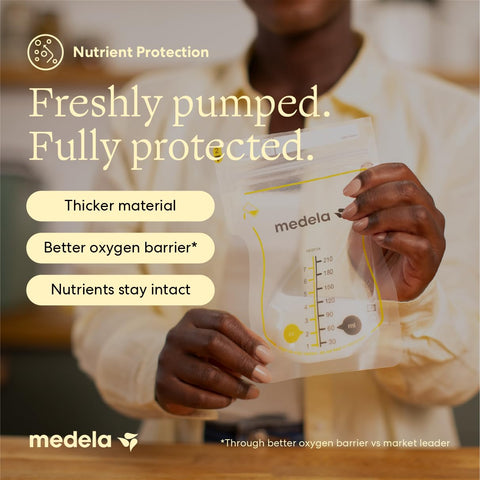 Medela Easy Pour Breast Milk Storage Bags, 200 Count, 7 oz/210 ml