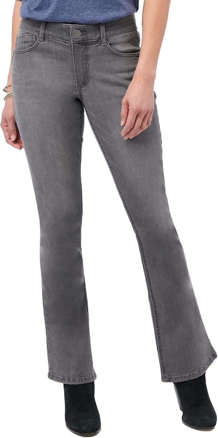 Democracy Women's Plus Size Ab Solution Itty Bitty Boot Jean