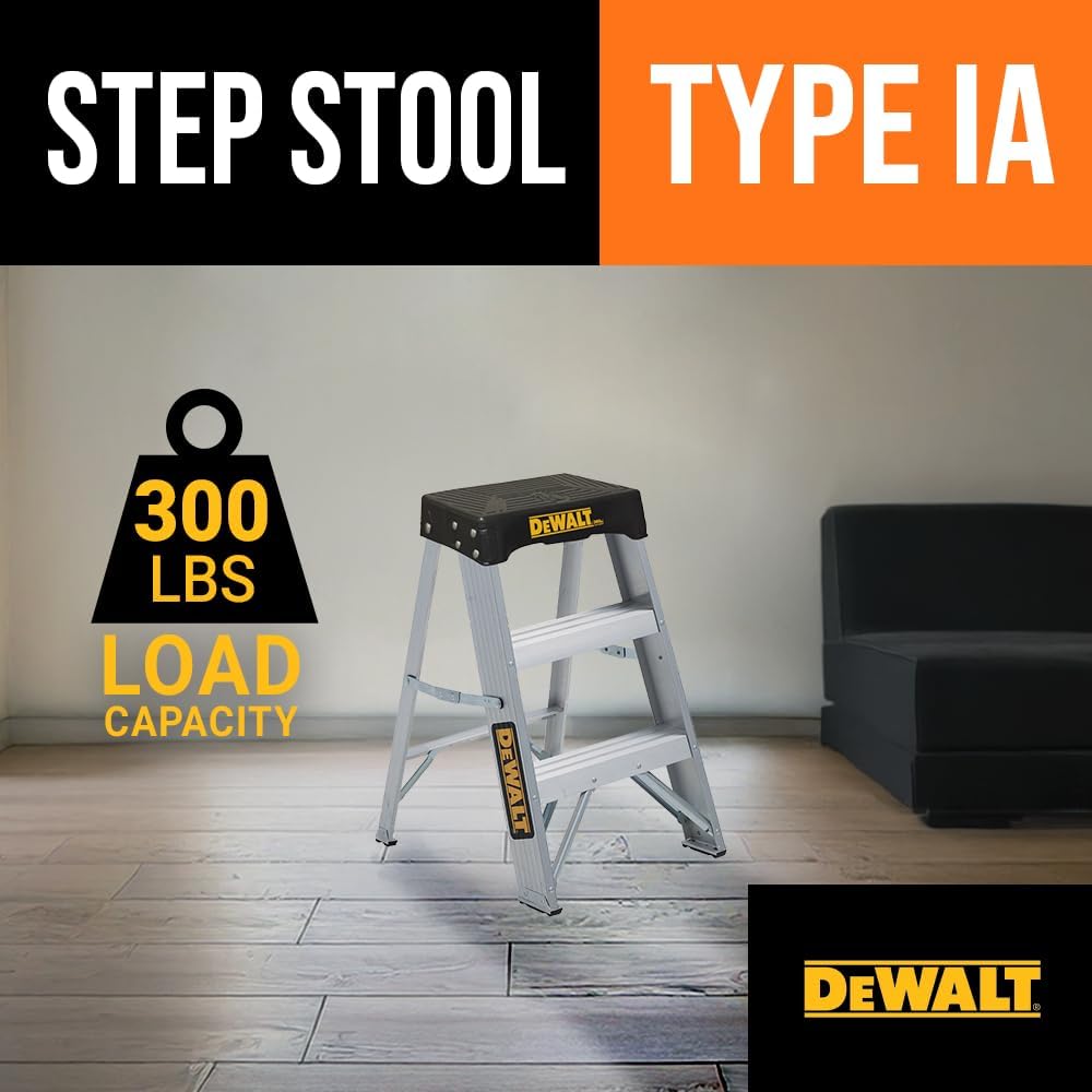DeWalt Type IA 300lb Rated AL Stepladder 2' DXL2010-02