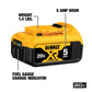 DEWALT 20V MAX XR Battery, Lithium Ion, 5.0Ah (DCB205), Multi