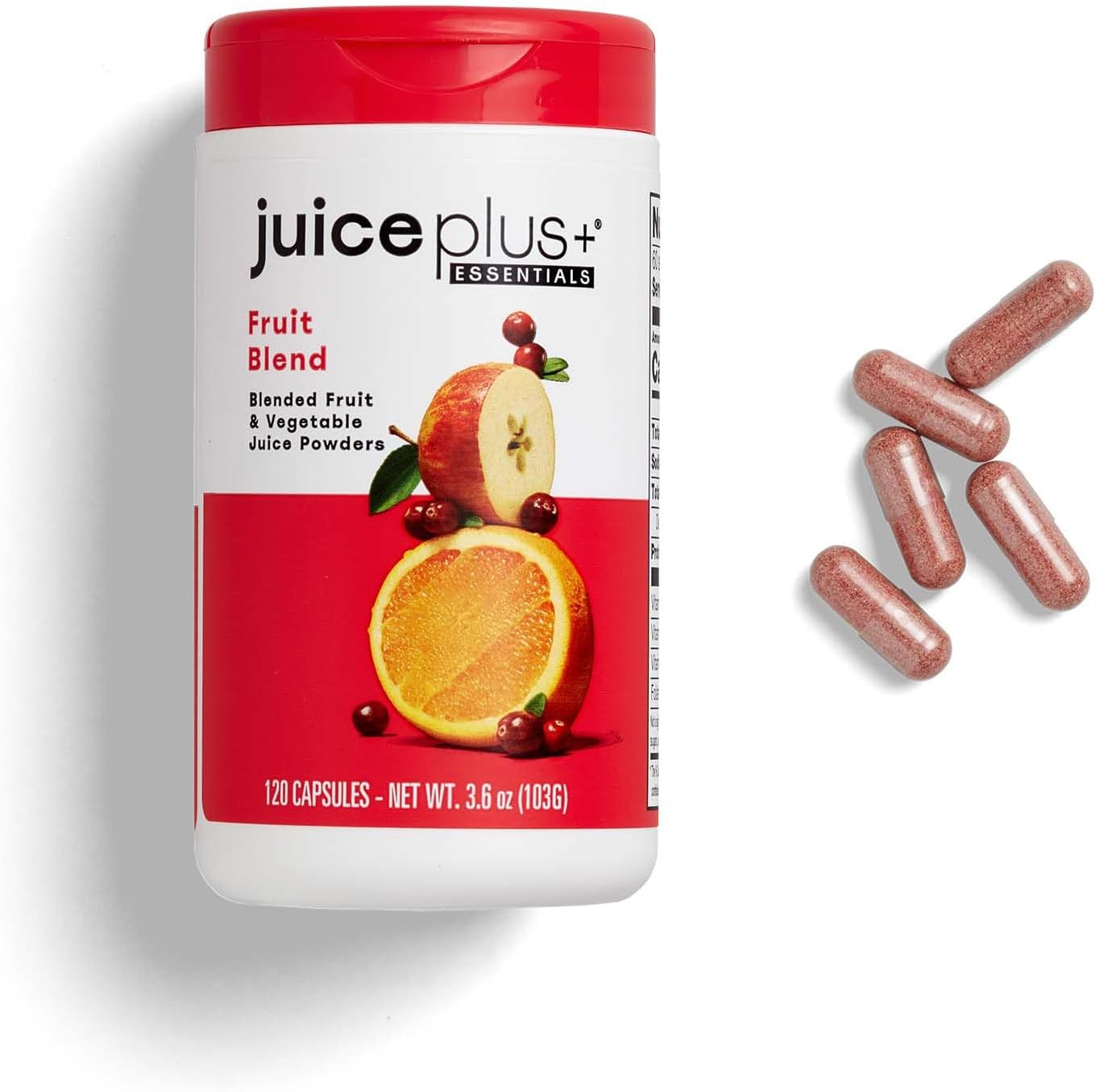 JuicePlus+ Berry Blend - Vegan Whole Food Vitamins - 1 Bottle (60 Servings)
