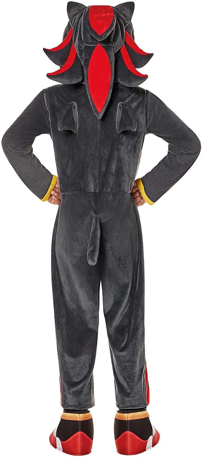 Spirit Halloween Sonic the Hedgehog Kids Shadow Jumpsuit Costume | Officially Licensed |Gaming Costume | Shadow Cosplay