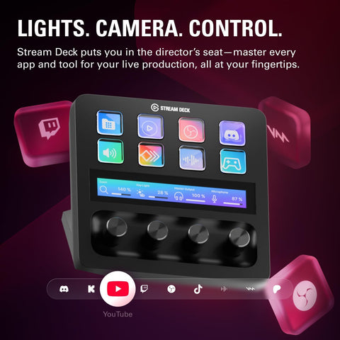 Elgato Stream Deck +, Audio Mixer and Studio Controller