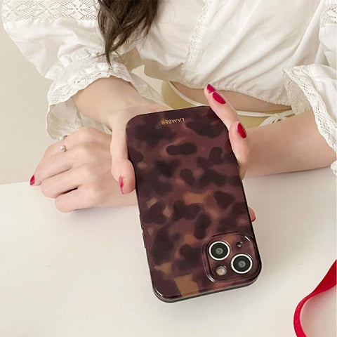 Cute Phone Case for iPhone 15 Case Cheetah Leopard Print