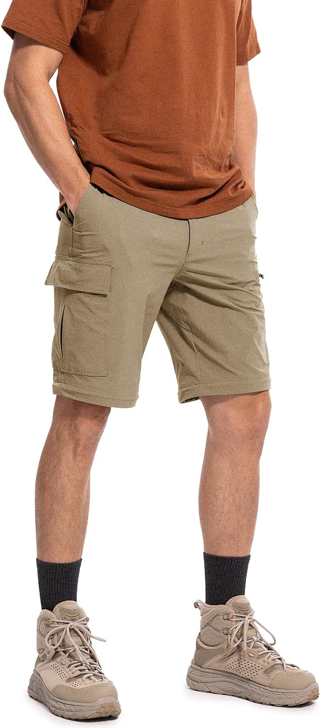 Moosehill Men's Hiking Pants: Convertible Quick-Dry