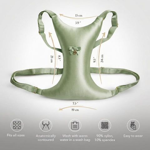 Intimia Breast Pillow Chest Wrinkles Prevention and Breast Support (Sage Green)