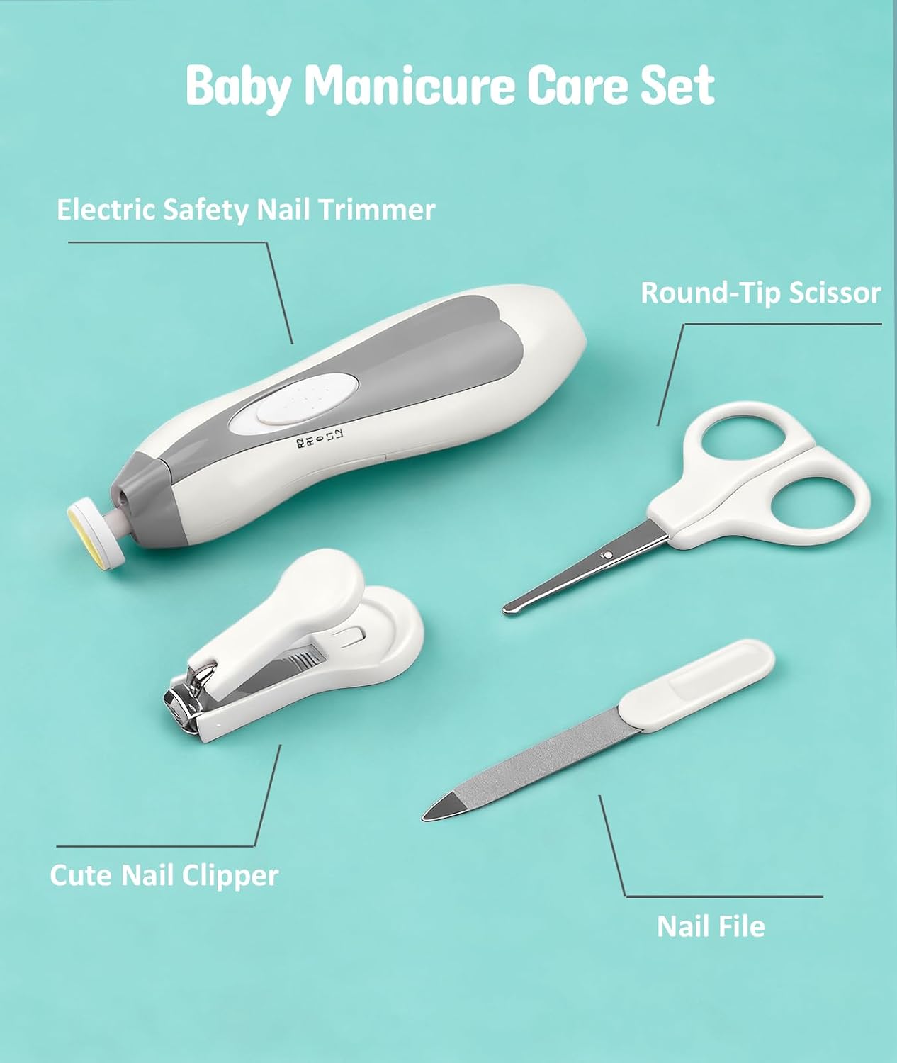YASEW Baby Grooming Kit with Electric Nail Trimmer, Newborn Essentials