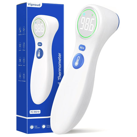 Viproud No-Touch Thermometer for Kids and Adults, 1-Second Reading