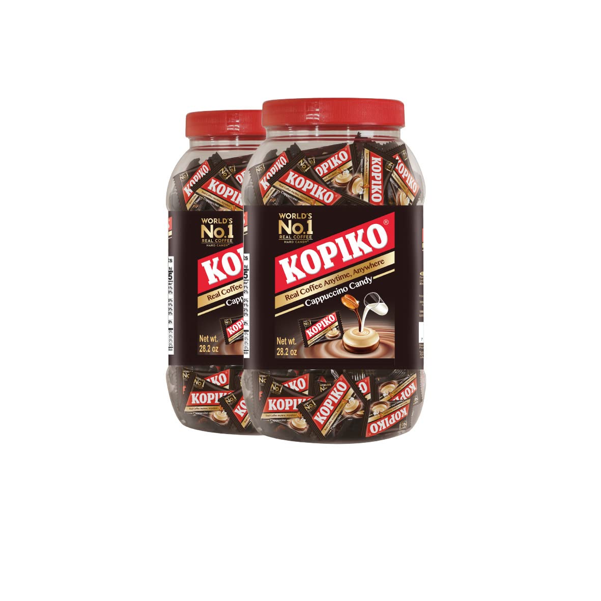 Kopiko Cappuccino Candy – Pocket Coffee Hard Candy (2-Pack 28.2oz)
