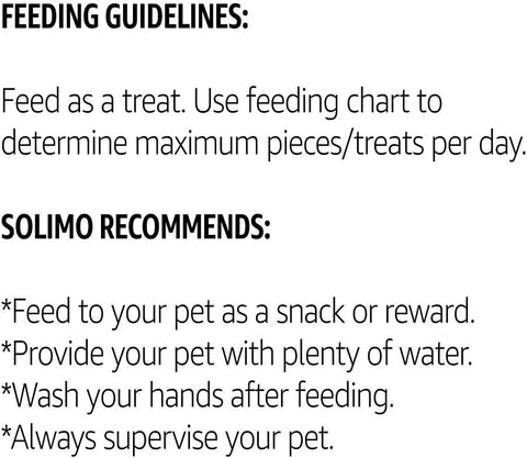 Amazon Brand - Solimo Sweet Potato & Duck Jerky Dog Treats, 2 pounds (Pack of 2)