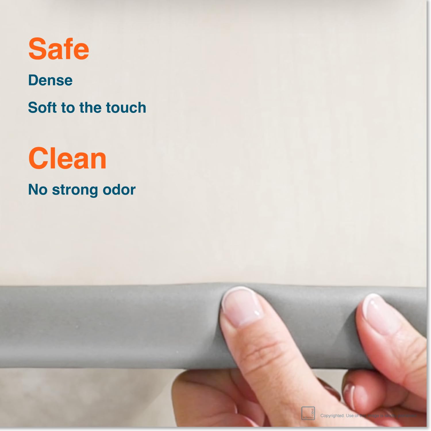 Roving Cove Furniture Edge Protector, Desk Edge Cover, Large 6ft Edge Only