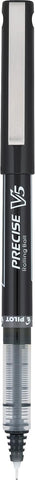 PILOT Precise V5, Extra Fine Point 0.5 mm Black Pens, Black, Pack of 12