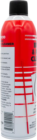 Denco 1930 Brake & Parts Cleaner, Non-Chlorinated, 13oz, 12-Pack