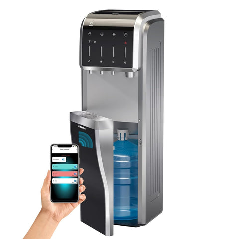 ICEPURE Multi-Function WiFi Water Cooler & Bullet and Chewable Ice Maker