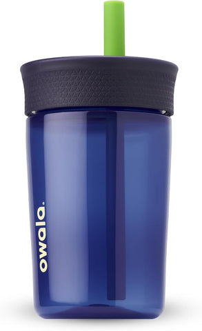 Owala Tumbler Kids Plastic Water Bottle 15 oz Home Base