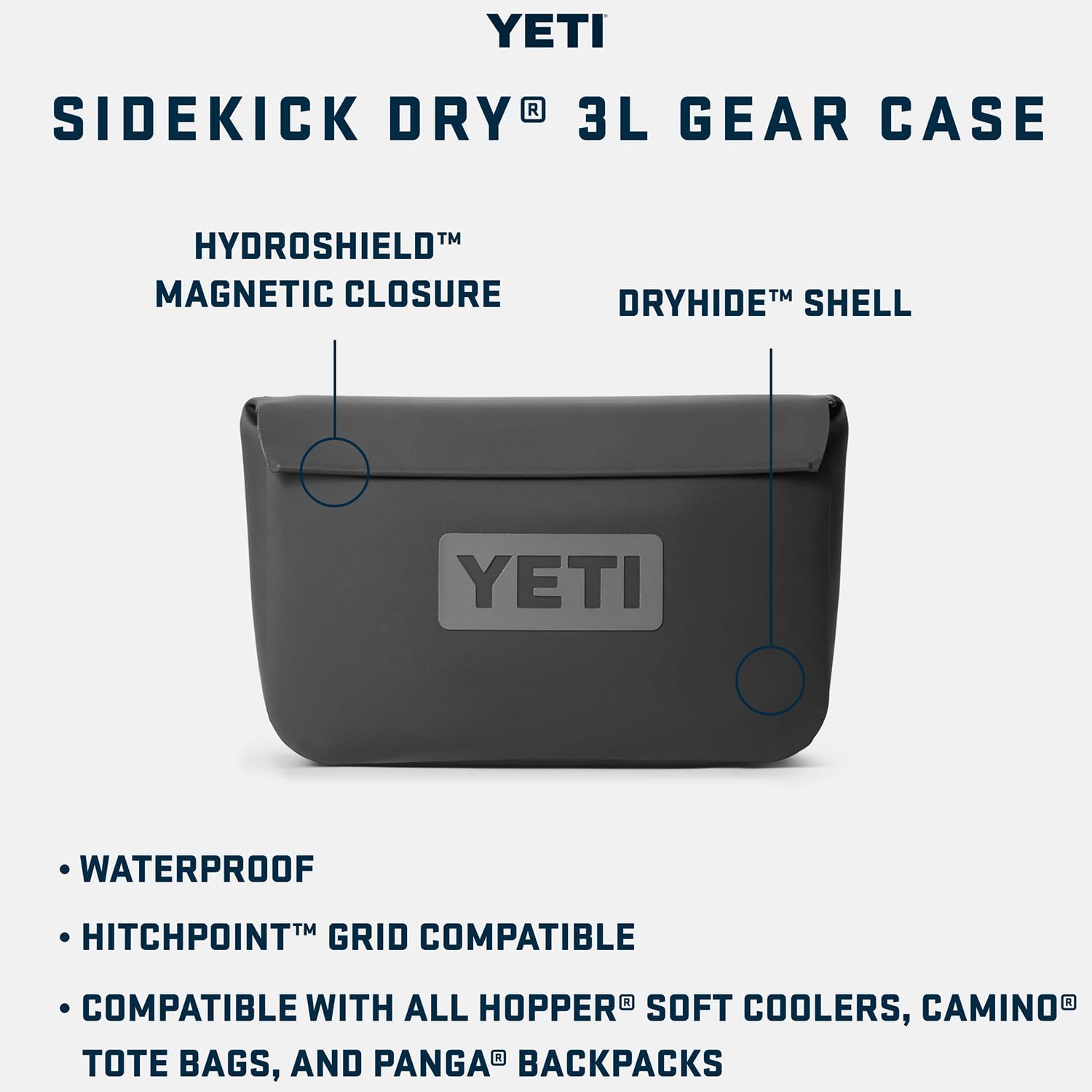 YETI Sidekick Dry 3L Gear Case, Olive