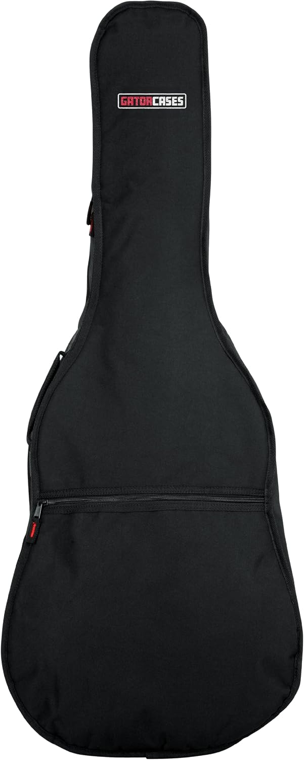 Gator Cases Foam Padded Acoustic Guitar Gig Bag, Fits Dreadnought Style Acoustic Guitars up to 41.9" in Length (GBE-DREAD)