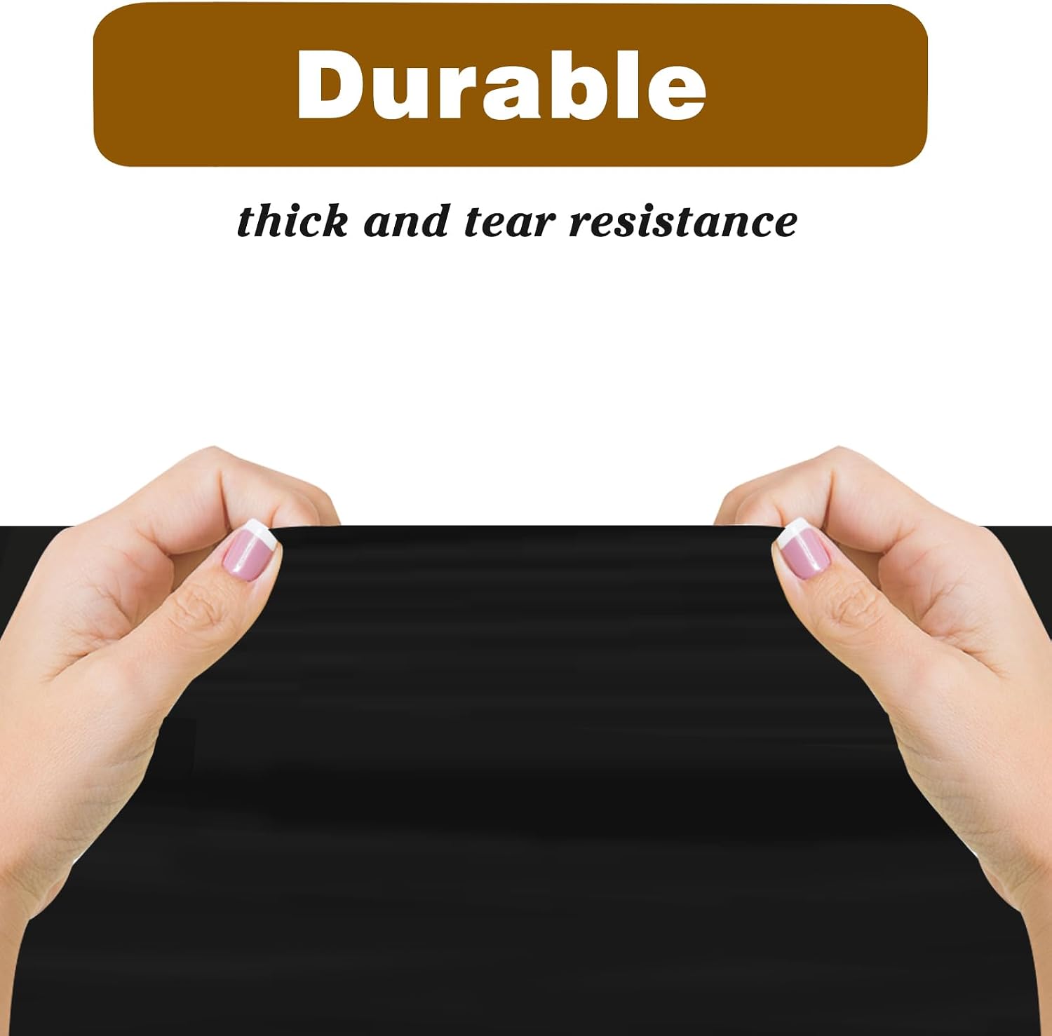 Kopokita 2PCS Black Plastic Tablecloths 54 x 108 Inch, Disposable Table Cloths Rectangle Party Table Covers (Pack of 2)