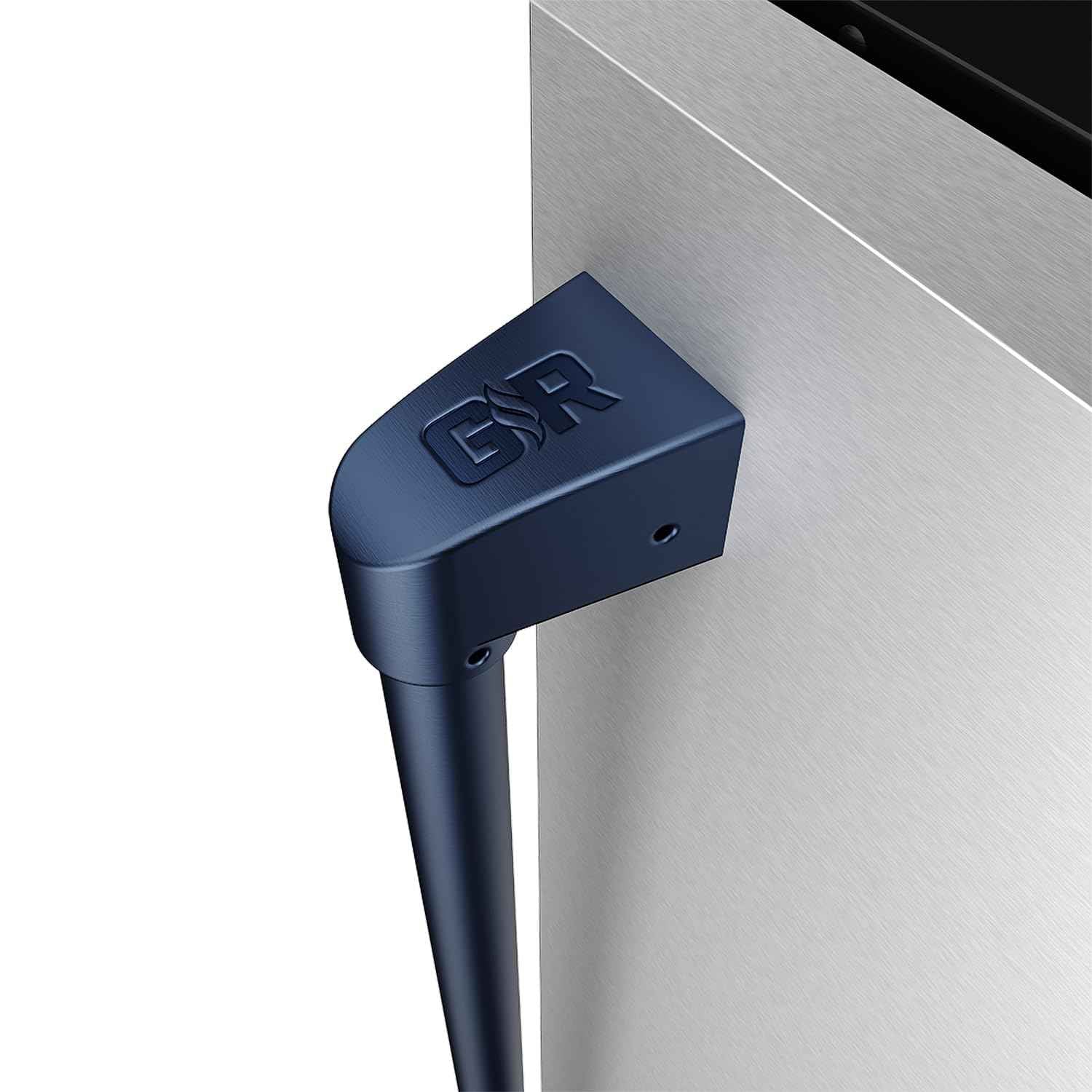 15 Inch Undercounter Built-in/Freestanding Ice Maker in Stainless Steel/Blue | Gordon Ramsay Series