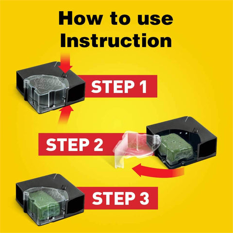 d-Con Mouse Poison Bait Station Refills, Corner Fit, 10 Count