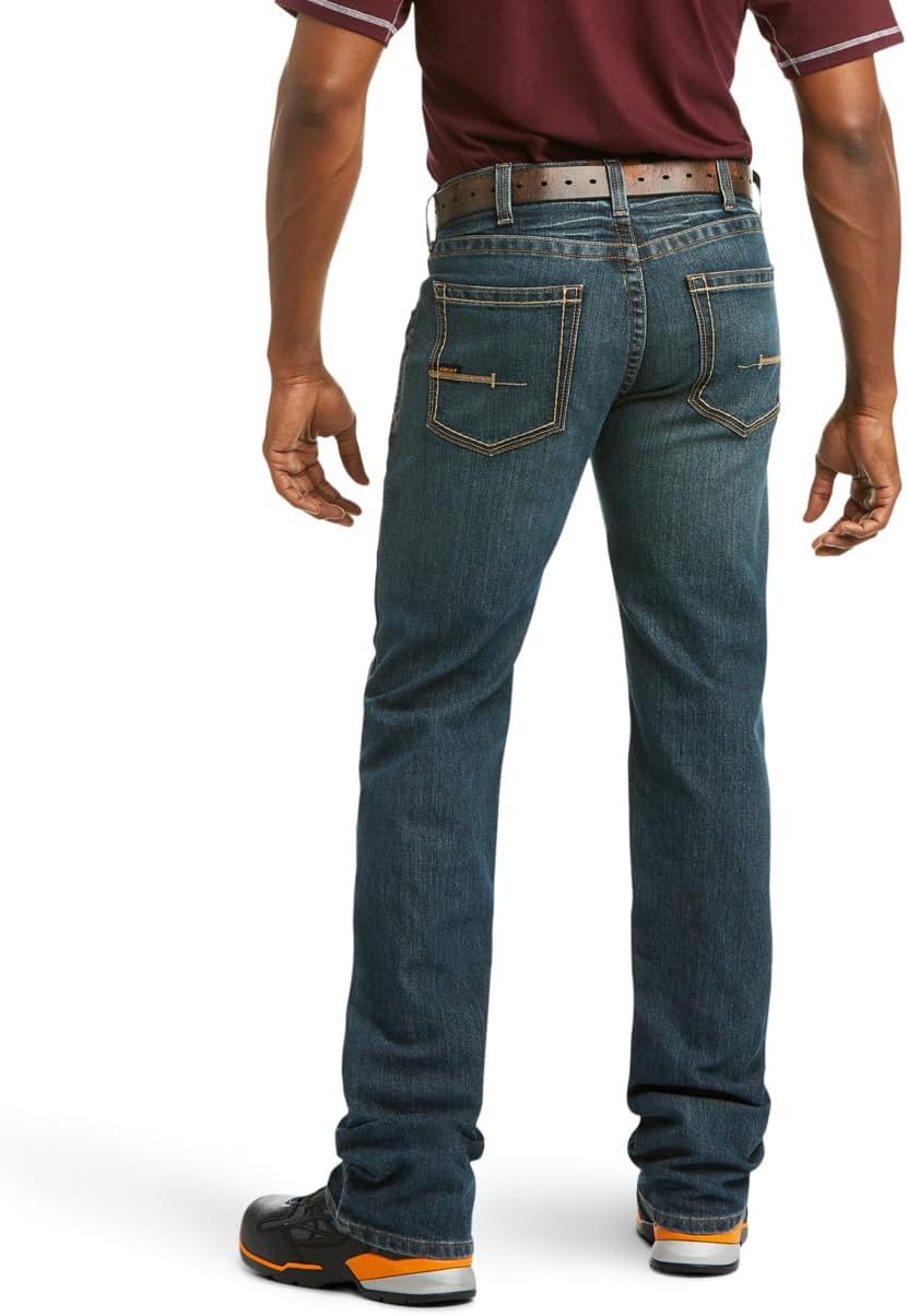 ARIAT Work Rebar M4 Low Rise Bootcut Jeans in Bodie