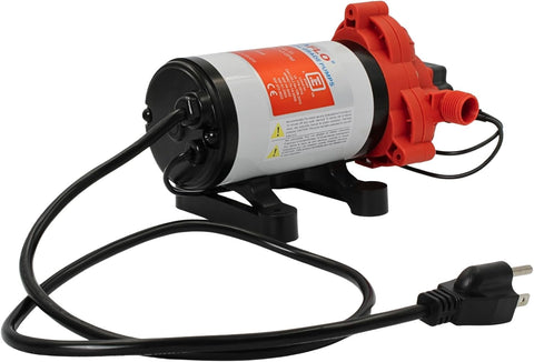 SEAFLO 33 Series 110V/115V AC Fresh Water Pump, 3.3 GPM 45 PSI Self-Priming Pressure Pump with Smart Pressure Switch, Automatic Demand Pump for RV, Caravan Marine Boat Industrial Use, 4-Year Warranty