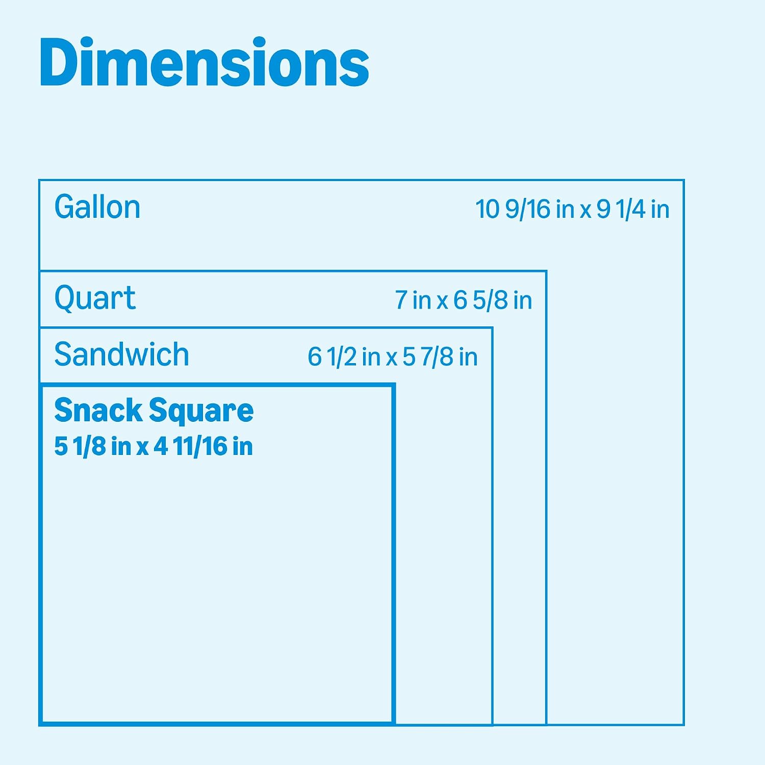 Amazon Basics Square Snack Bags with Double Zipper, Seals in Freshness, 5 1/8" x 4 11/16", 100 Count