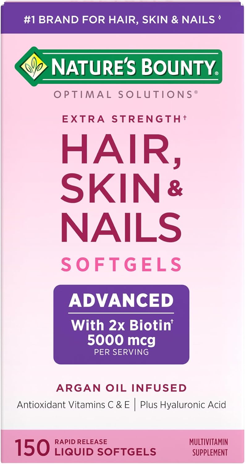 Nature's Bounty Advanced Hair, Skin & Nails, 150 Rapid Release Softgels