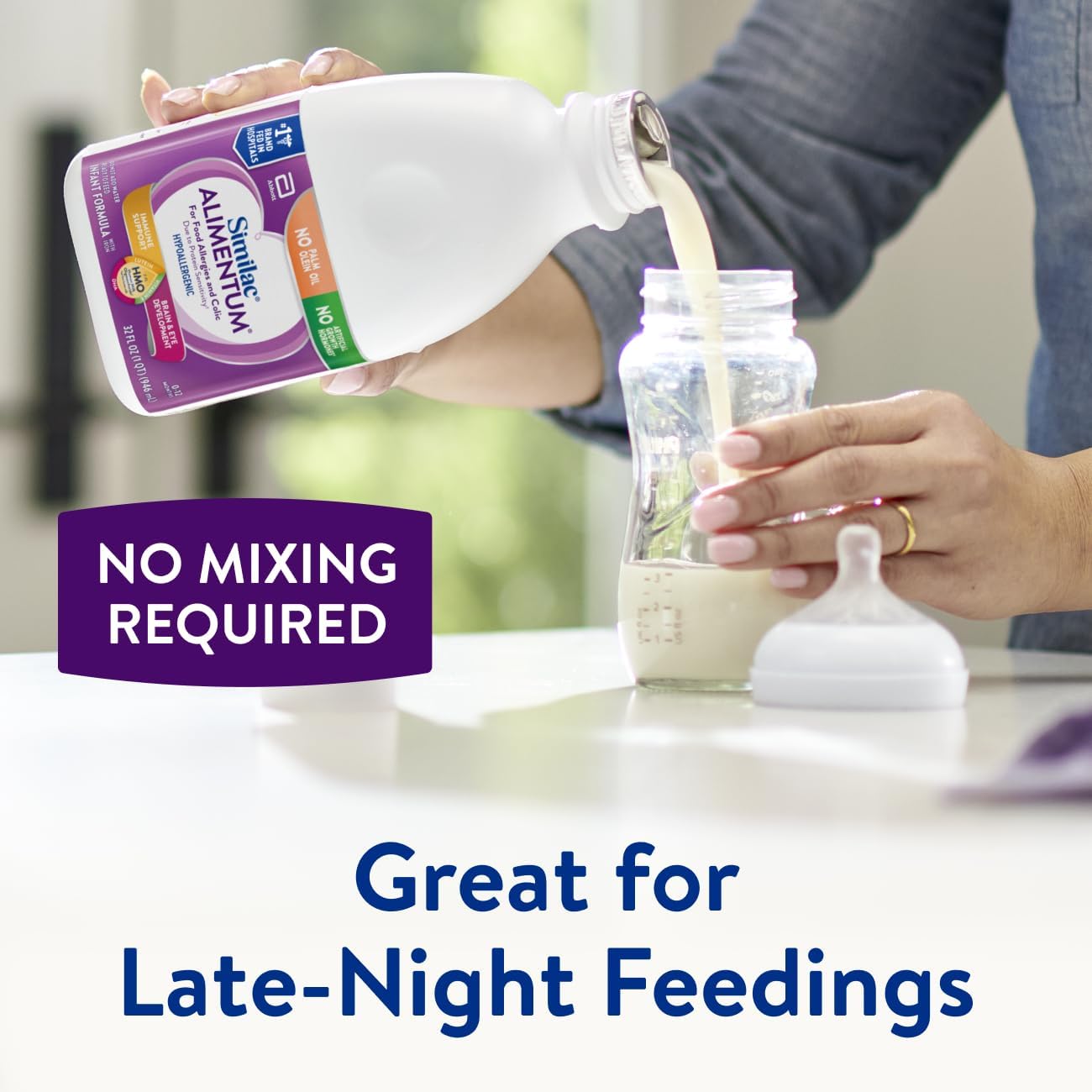 Similac Alimentum With 2'-FL HMO, Hypoallergenic Ready-to-Feed Baby Formula