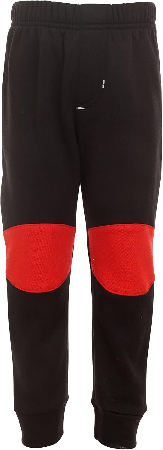 Disney baby-boys Half-zip Sweatshirt & Pants - Red
