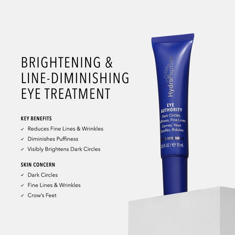 HydroPeptide Eye Authority Brightening & De-Puffing Eye Cream, 0.5 oz